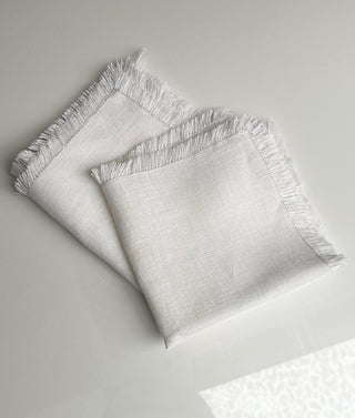 Lina dvielis  mīkstināts sejai