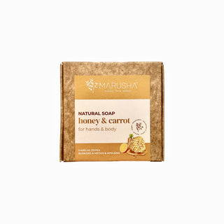 Carrot and honey natural soap