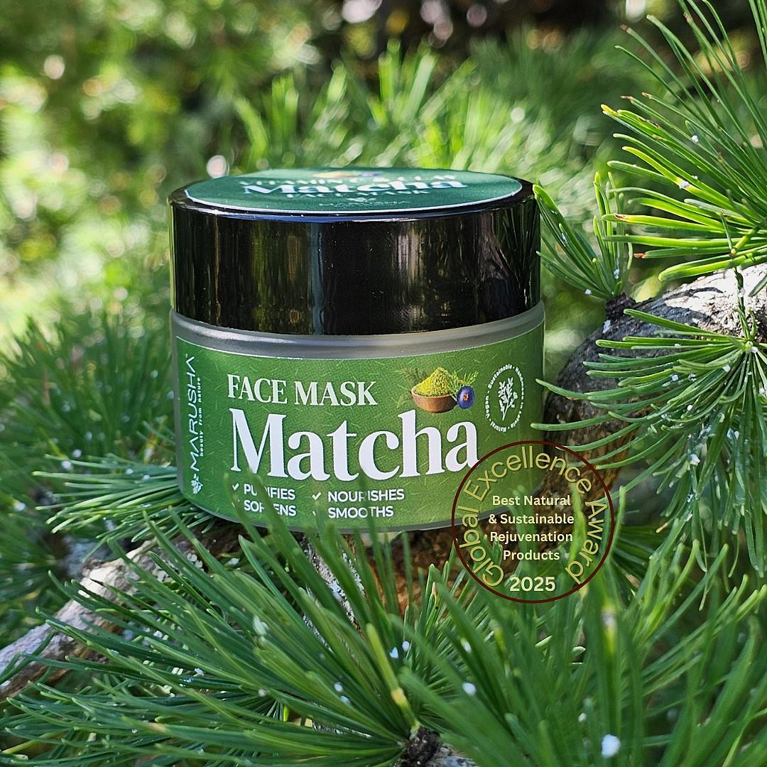 Sejas maska ar māliem matcha zaļo tēju un c vitamīnu taukainai ādai un jauniešiem pret pumpām un pinnēm