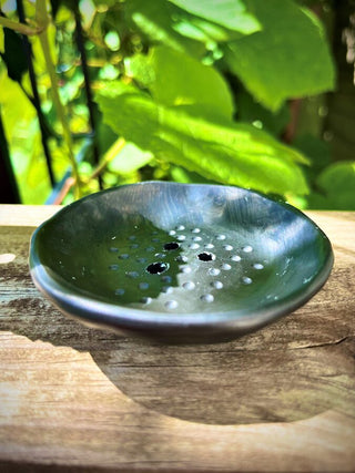 Dabīgs Ziepju trauks no melnā māla