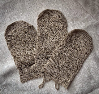 Linen shower and massage glove - MARUSHA