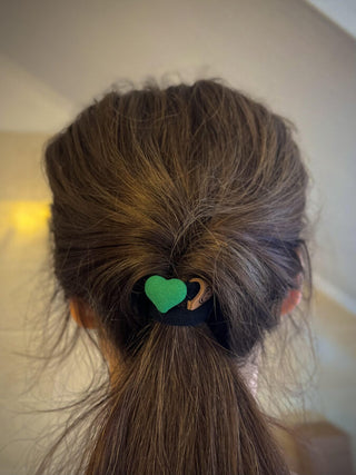 Hair band with Leather Cute smiling face - MARUSHA