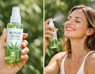 Alveja un Alvejas ūdens lietošana sejas un matu kopšanā