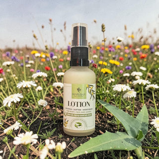 Ķermeņa losjons ar Alveju un kumelīti mitrinošs un barojošs