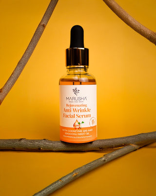 mitrinošs serums sejai pret grumbām un sausai ādai