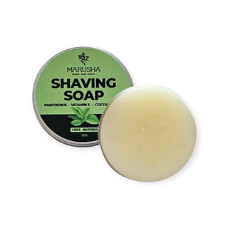 Marusha Skūšanās ziepes ripiņa un alumīnija trauks