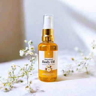 Ķermeņa mitrinoša eļļa un dušas eļļa ar Kliņģerīti un Smiltsērkšķi