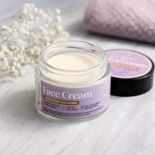 Face Cream with Collagen and Rosehip, 30g
