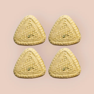 Solid shampoo bars 4 pieces for blonde and grey hairs