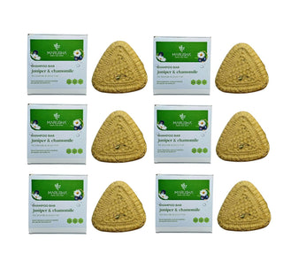 Solid shampoo bars for blonde hear  of 6 pieces in box