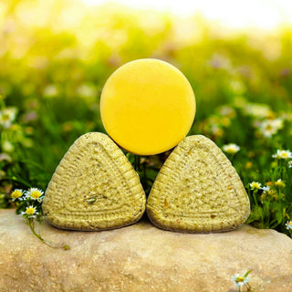 Solid shampoo bars with bio keratin for bolde and grey and conditioner bar with silk zero waste package free