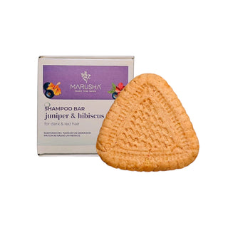 Dabīgs Cietais šampūns matu augšanai ar Hibiskus un Rozmarīnu ar kastīti un blakus pats šampūns