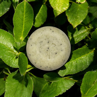 Citronzāles ziepes ar nātri ziedu lapiņās