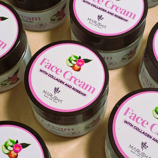 Mitrinošs kolagēna krēms sejai pret grumbām kā dienas un nakts krēms