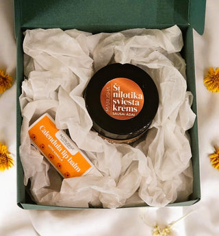 Dāvanu komplekts ar šī nilotika krēmu