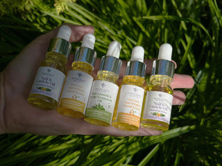 Zero waste Cosmetic set for hair, face and nails