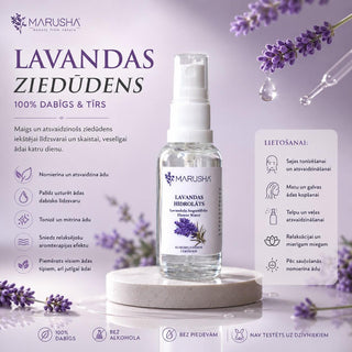 Lavandas ziedūdens un hidrolāts un tā lietošana ādai un matiem