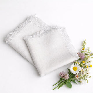 Lina dvieļi mīkstināti sejai un rokām