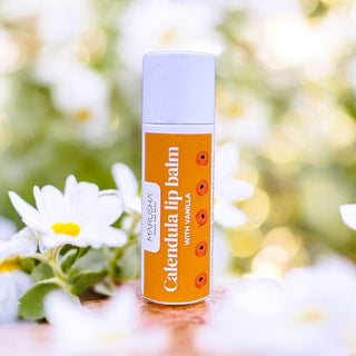 Lūpu balzams ar bišu vasku un kliņģerīti sausām lūpām un sasprēgājušām lūpām