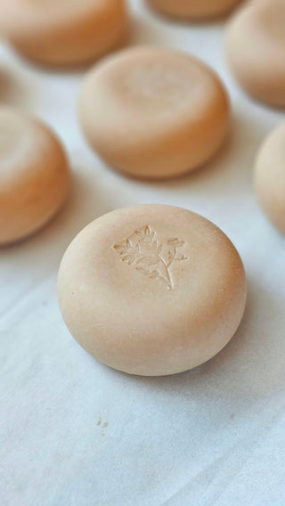 Mango natural handmade soap zero waste cosmetic