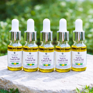 Nagu eļļas 6 pudelītes uz akmens plāksnes iegādājamas interneta veikalā