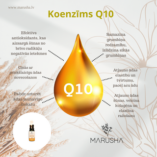 koenzīma q10 labās īpašības