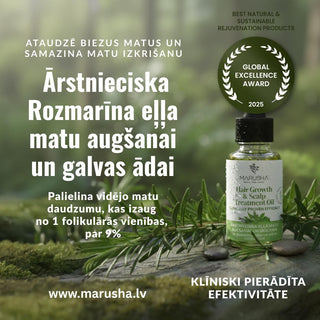Rozmarīna eļļa matiem un matu augšanai