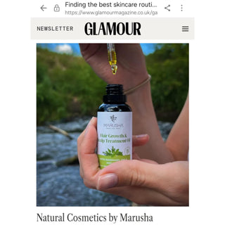 Matu eļļas matu augšanai un sausiem matiem žurnālā Glamour