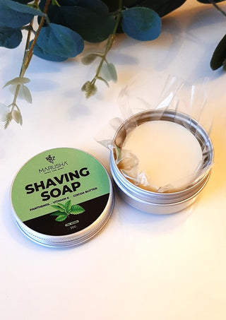 Shaving soap bar with Panthenol (packaging free), 24 g