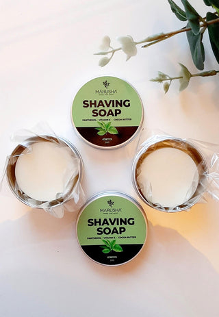 Shaving soap for dry and sensitive skin
