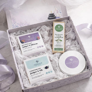 Dabīgi matu kopšanas komplekti un dāvana mammai