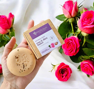 Rozes ziepes ar Šī sviestu