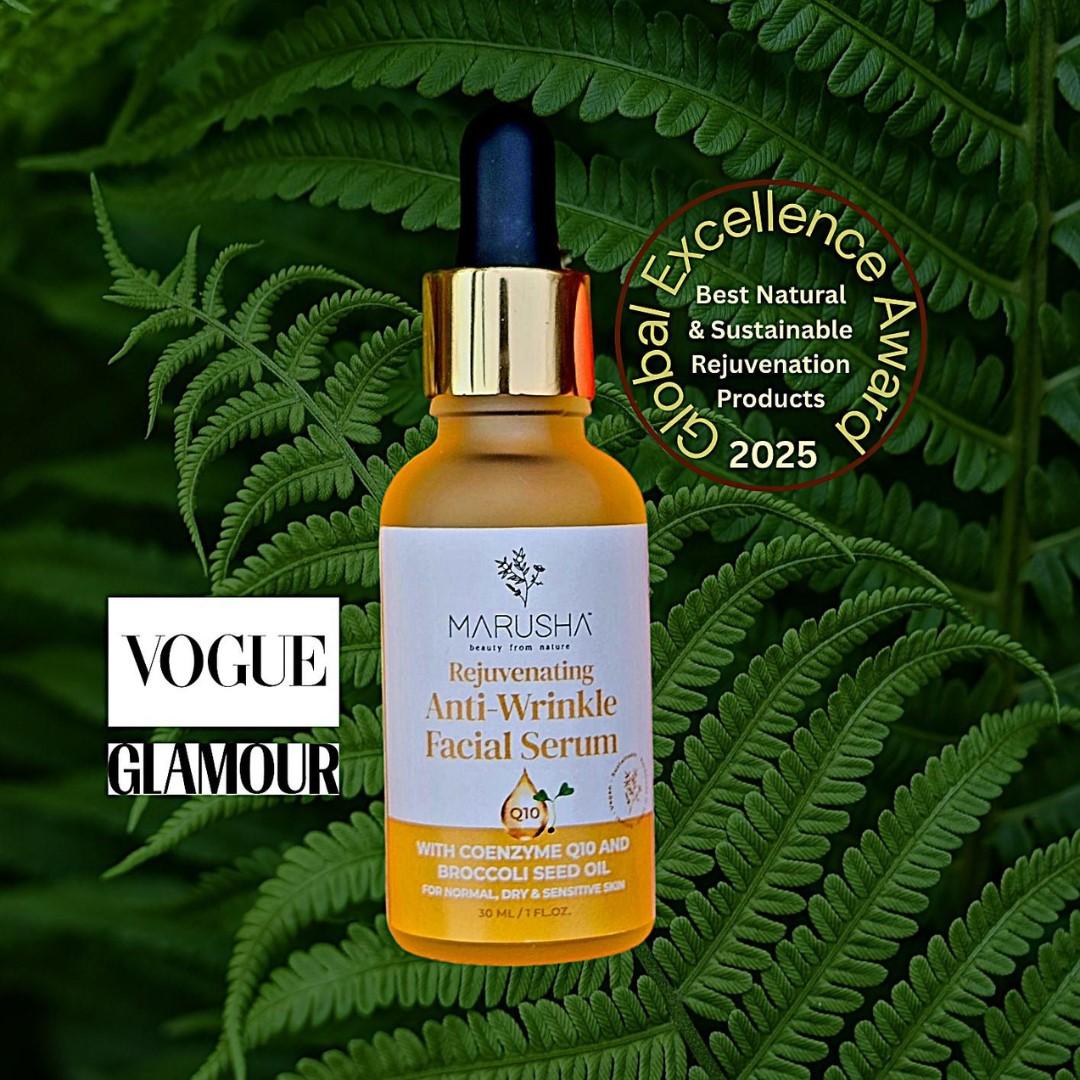 Sejas serums pret grumbām sausai un bālai ādai