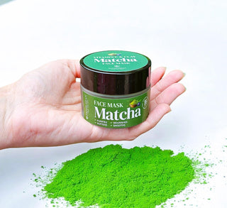 Sejas maska ar Matcha Zaļās tējas pulveri jutīgai un sausai ādai