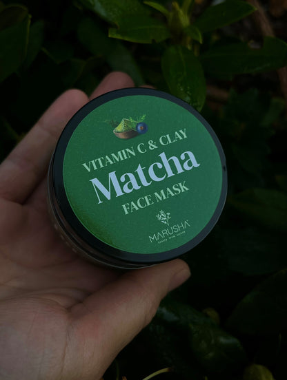 Mālu sejas maska ar Matcha zaļo tēju un C vitamīnu