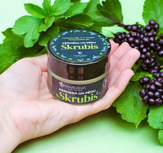 Skrubis ar piparmētru ķermenim, rokām pēdām augos