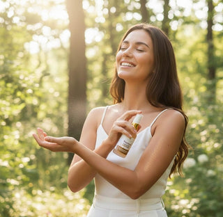 Tonējošs serums ar sievieti