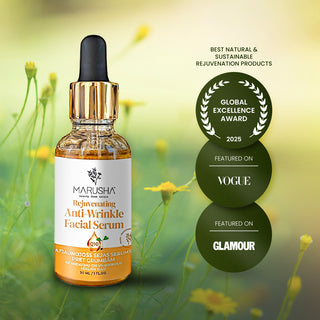 Sejas serums pret grumbām sausai un bālai ādai
